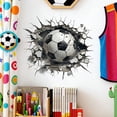 thumbnail image 3 of Beforeyayn Hand Drawn Football Player Wall Sticker, Personalized Sports Theme Decal for Bedroom and Living Room Wall, Home Background Decor for Fan, Game Room and Office, 3 of 5