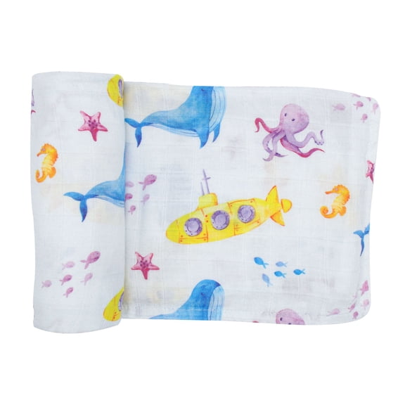 Muslin Swaddle - Undersea