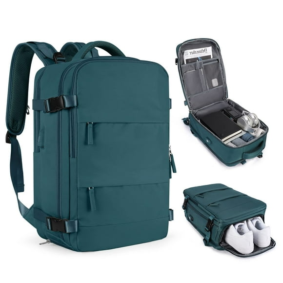 Mochila de viaje Coofay para mujer y hombre, impermeable, 25 L