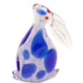 thumbnail image 1 of Glass Couple Bunny Figurine, 1 of 1