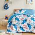 thumbnail image 1 of SLEEP ZONE Jersey Knit 3-Piece Full/Queen Size Comforter Set, Lightweight Kids, 1 of 7