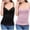 Purple, variant on Wlynlyn Womens Tank Tops With Built In Bra Spaghetti Strap Sleeveless Shirts Deep V Neck Base Layer Undershirts Soft Comfy Camis XL