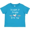 thumbnail image 3 of Inktastic Nonna and Nonno Love Me- Heart Grandchild Boys or Girls Baby T-Shirt, 3 of 5