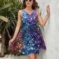 thumbnail image 3 of Colorful Powder Sundress Sleeveless Dress Summer Women Clothes Dress for Women Dresses, 3 of 7