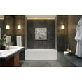 thumbnail image 2 of Malibu Home La Jolla RH Massaging Air Jet Bathtub 60"x 30"x 20" in White, 2 of 6