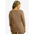 thumbnail image 2 of Jessica London Women's Plus Size Perfectease Boatneck Top, 2 of 3
