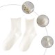 thumbnail image 5 of Calcetines Tobillo Lindos Casuales 6 Pares Bordes Hongo Primavera Y Otoño Encaje Delgado Soc () Blanco, 5 of 6