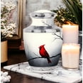 thumbnail image 5 of Cardinal Bird Urn For Human Ashes Adult Man - Cardinal Bird Funeral Urns for Human Ashes Adult Women - Cremation Urns - 6inch, Medium Size with Velvet Bag - 1pcs, Decorative Urn, Ash Container, 5 of 7