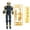 C, variant on Ultimate 3D Printed Warrior Action Figures Multi-Joint Movable Robot Soldier Models for Collectibles, Desk Displays, and DIY Customization