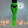 thumbnail image 2 of IWRICH Women's Glow in the Dark Fishnets Stockings High Waist Tights for Party Navy, 2 of 6