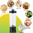 thumbnail image 5 of MOONORAH Portable Blender for Shakes and Smoothies, Personal Blender for Shakes with 21 Oz Travel Cup, Mini Personal Size Blender with 10 Blades and USB Rechargeable for Gym, Home and Outdoors, Black, 5 of 12