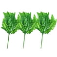 thumbnail image 2 of Artificial Persian Fern Leaves | Realistic Faux Greenery Bushes | 19pcs Mixed Sizes | 17.7 Inch Plastic Sprays | Home Wedding Event Decor | Lifelike Indoor Outdoor Plant Arrangement, 2 of 6