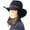 Black, variant on Flapper Hat (Black, Large)