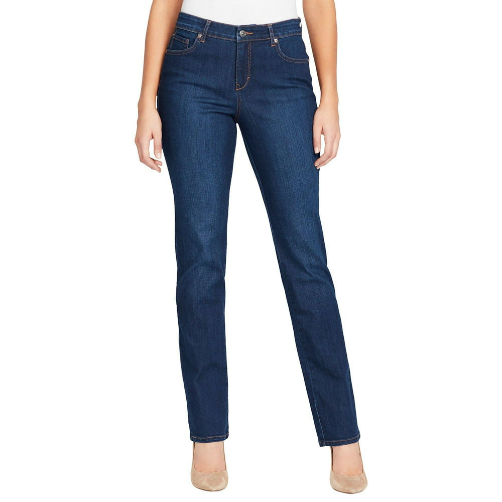 Gloria Vanderbilt - Gloria Vanderbilt Rail Straight Leg Jeans - Walmart ...