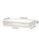 thumbnail image 2 of Transparent Desktop File Storage Box Plastic Office Student Study Document Storage Box, 2 of 2