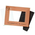 thumbnail image 2 of ThisWear 90th Birthday Gift Celebrating 90 Years Natural Wood Engraved 4x6 Landscape Picture Frame Wood, 2 of 6