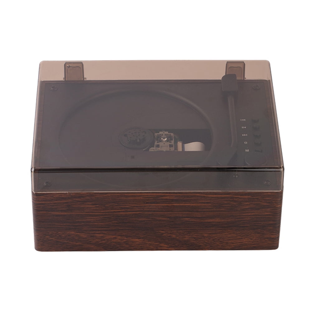 BLEEUS Cd Player Rechargeable Bluetooth-compatible 5.0 Music Player W/ Remote (Walnut)Audio Equipment