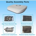 thumbnail image 4 of 12V 10000BTU Rooftop RV Air Conditioner, Electric AC Unit with Scroll Compressor for Truck, Trailer, Motorhome, Tractor, Camper (Fast Cooling), 4 of 7