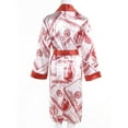 thumbnail image 4 of Aunavey Women's Dollars Money Print Short Silky Robes Kimono Bridesmaid Bride Party Satin Robes Sleepwear, 4 of 6