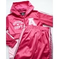 thumbnail image 3 of Real Love Girls' Tracksuit Set - 2 Piece Tricot Zip Jacket and Jogger Sweatpants (4-16), 3 of 7