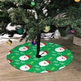 thumbnail image 2 of RYLABLUE Santa Seamless Pattern Design Noël Arbre Jupe Stand Tapis pour les Vacances Fête Décoration Intérieure 48 Pouces, 2 of 3