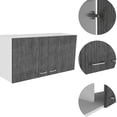 thumbnail image 3 of Manufactured Wood Construction | Wall Cabinet with Two Easy - Access Doors | Versatile Rectangle Fit for Any Room, 3 of 4