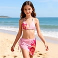 thumbnail image 2 of Gunia Swimsuits For Teen Girls 2 Piece Floral Print Bikini Swim Bathing For Kids Summer Beach Bathing Suit 11-12 Years, 2 of 6