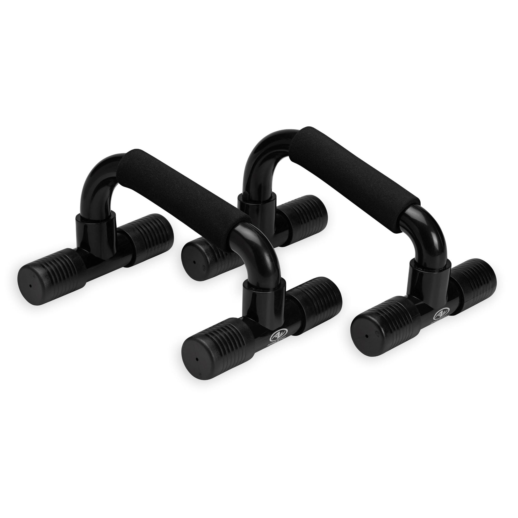Athletic Works Home Gym Kit Includes Resistance Tube Ab Wheel Jump Rope and Push Up Bars Walmart