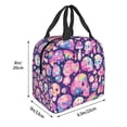 thumbnail image 3 of Fuzoiu cartoon rainbow Skull Print Lunch Bag for Women & Men,Adult Insulated Lunch Box,Leakproof Cooler,Food Lunch Containers,Reusable Lunch Tote Bags for Work, Travel, Outdoor, 3 of 8