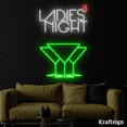 thumbnail image 3 of Craftnamesign Ladies Night Neon Sign, Bar Wall Decor, Bar Sign, Bar Art, 3 of 4