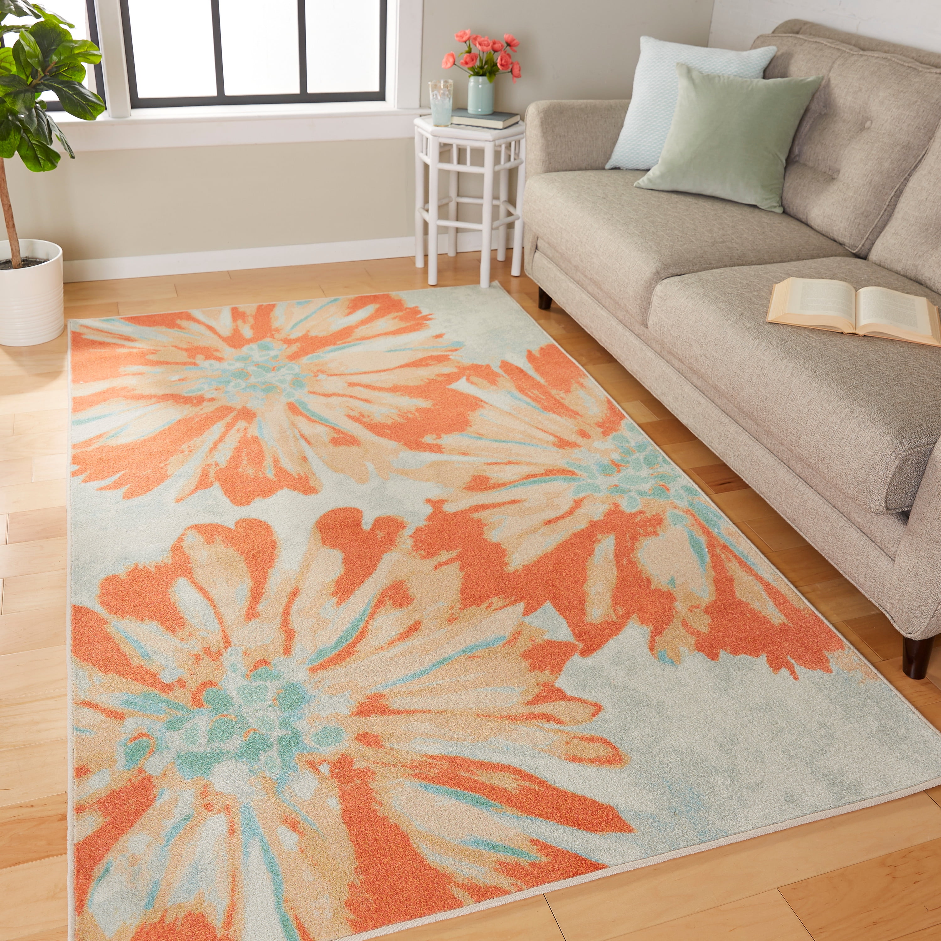 Mohawk Home Prismatic Floral Haven Blush Transitional Floral Precision