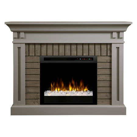 Dimplex Madison Electric Fireplace Mantel With Glass Ember (Best Wood For Fireplace Mantel)