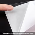 thumbnail image 3 of 10 pc 10 Sheets PET Double Sided Tape Sheets 11.8x8.2" Antiskid Adhesive Tap Sheet for Arts Craft Photo Albums Making, 3 of 8