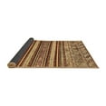 thumbnail image 2 of Ahgly Company Indoor Round Abstract Brown Modern Area Rugs, 6' Round, 2 of 4