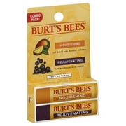 Burt's Bees Lip Balm, Mango Butter & Acai Berry, 2ct
