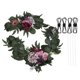 thumbnail image 3 of Decoraciones florales para bodas, 2 juegos de decoraciones florales de bienvenida para bodas, carteles de bienvenida para bodas, decoraciones florales elaboradas con cuidado, 3 of 8