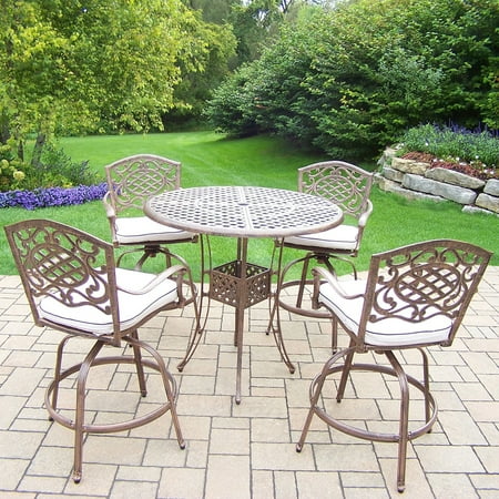oakland mississippi 5 piece dining set with cushions 2016t 2109c4