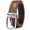 Brown, variant on Timarkment Men's Black Belt Belts for Men with Classic Pin Buckle Casual Dress Belt for Jeans Pants Adjustable Business Waist Belt for Everyday Wear