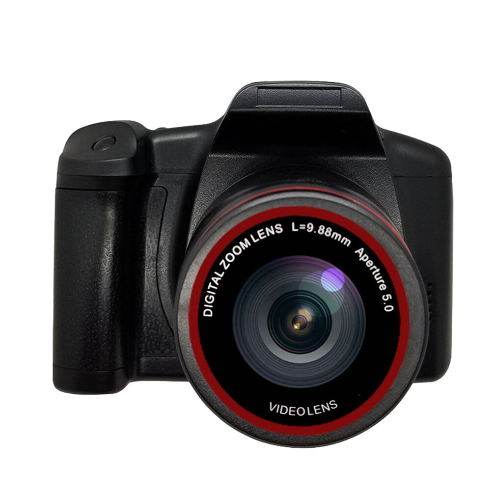Digital Camera 16X Optical Zoom Wide Angle 1080P Full Hd Video Optical Image Stabilization Vlogging Camera (Black)
