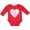 Red, variant on Inktastic Grandma's Sweetie Pie with Pink Hearts Boys or Girls Long Sleeve Baby Bodysuit