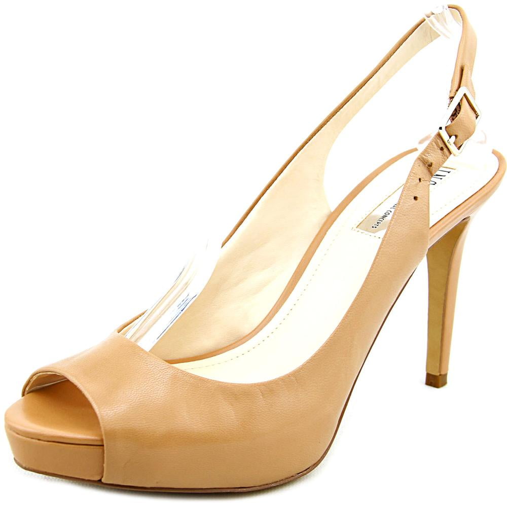 platform open toe heels