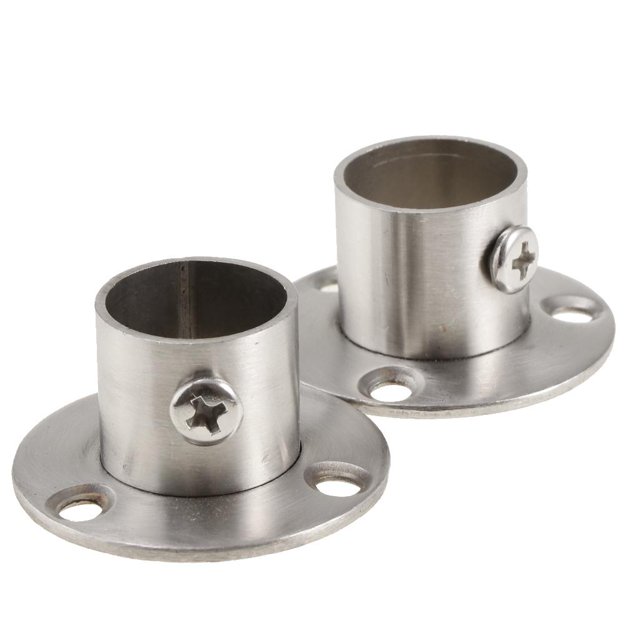 Colgante giratorio de ropa del soporte del tubo del guardarropa de Chrome 42 x 21 mm Sunnimix Soporte de tubo para guardarropa