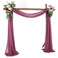thumbnail image 2 of Wedding Arch Drapery Curtains In The Background Chiffon Fabric Shade Cloth Party Monolithic Wedding Decoration, 2 of 9