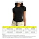 thumbnail image 4 of Camiseta de cuello redondo para mujer, camisetas de manga corta transpirables suaves y agradables para la piel para uso diario al aire libre, 4 of 5