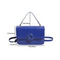 thumbnail image 4 of Bolso bandolera para mujer Bolso de mano ligero de PU informal Bolso de mano para mujer (Azul) Ndcxsfigh Para Estrenar, 4 of 8