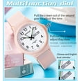 thumbnail image 4 of Findtime Women's Watch Waterproof Ladies Watches Sport Wrist Watch Nurse Analog Simple Minimalist Casual Watch Dress Wristwatch with Day Date White Black Pink Gold Green Purple, 4 of 6