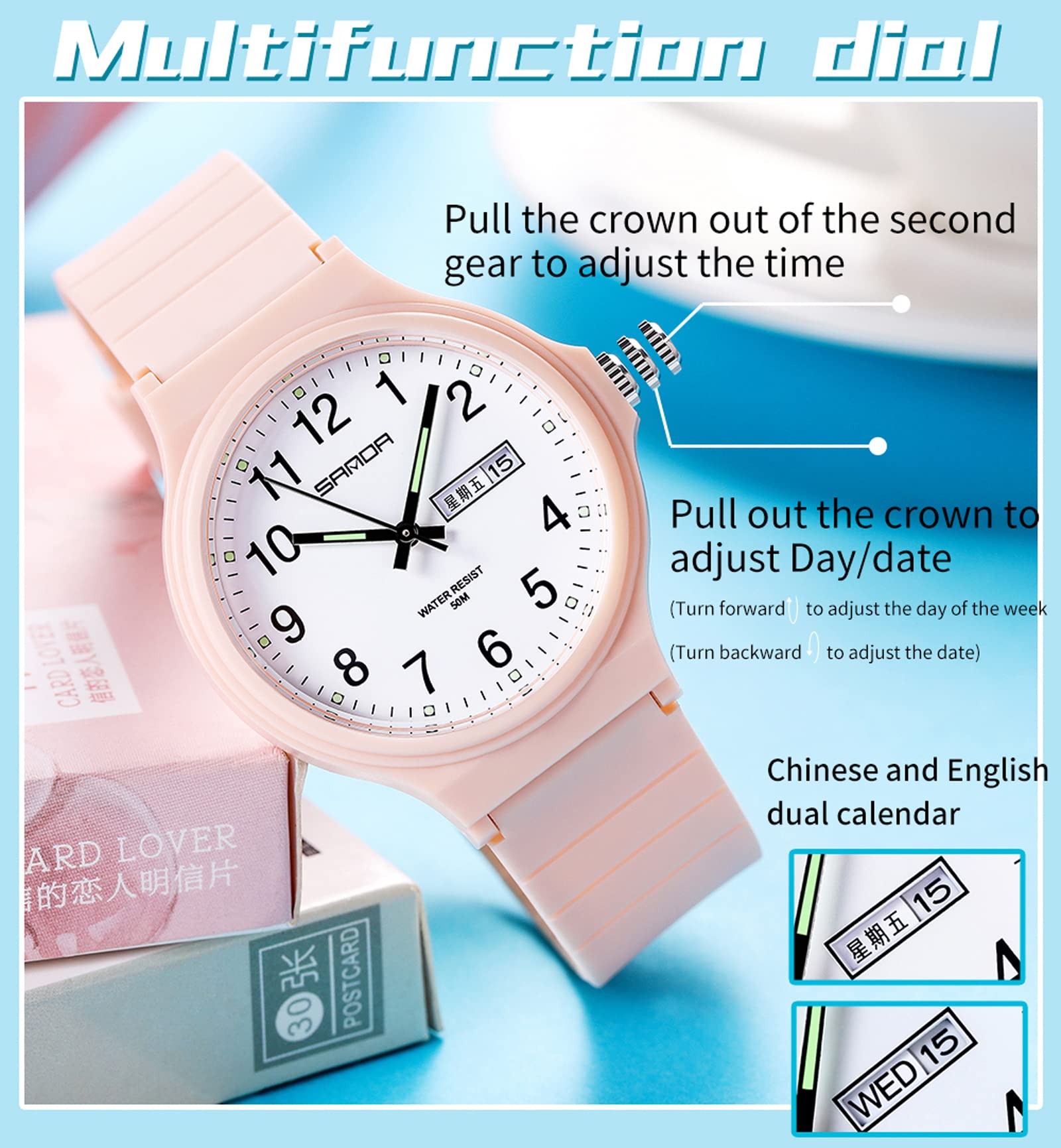 Findtime Women's Waterproof Analog Watch photo 5