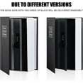 thumbnail image 3 of Diversion Book Safe with Combination Lock, Secret Hidden Metal Lock Box,Money Hiding Collection Box,10.4*2.6*7.8in Black Large, 3 of 8