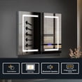 thumbnail image 5 of Lexora Home Bracciano 36" x 36" LED Medicine Cabinet with Defogger, 5 of 6