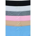 thumbnail image 5 of ToBeInStyle Girls' Pack of 6 Solid Seamless Panty Boyshorts - Pastel - L/XL, 5 of 8